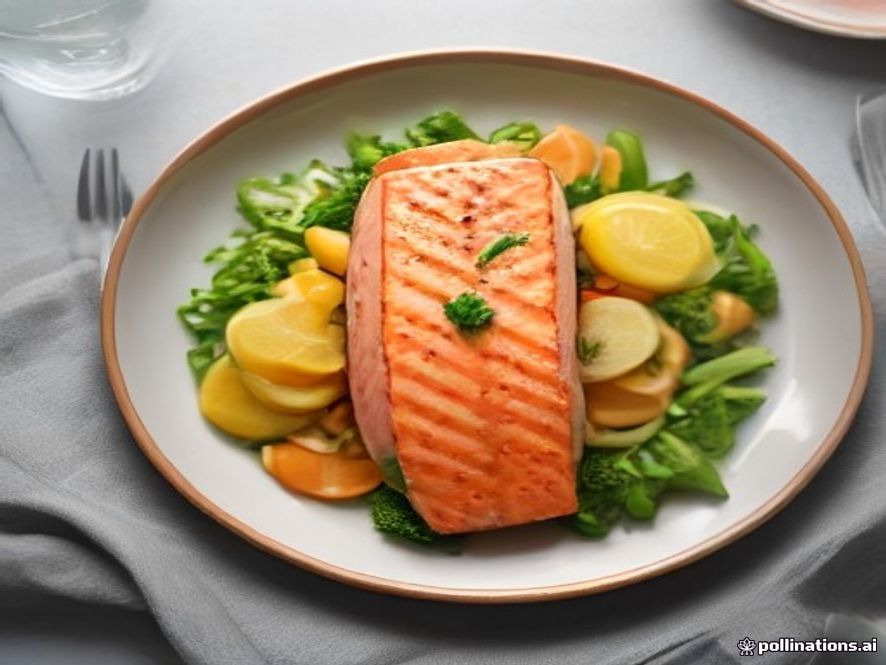 Salmão grelhado